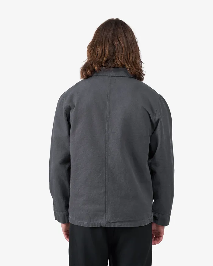 Organic Workwear Jacket 8211 Lava Grey Men Workwear Jackets Colorfulstandard