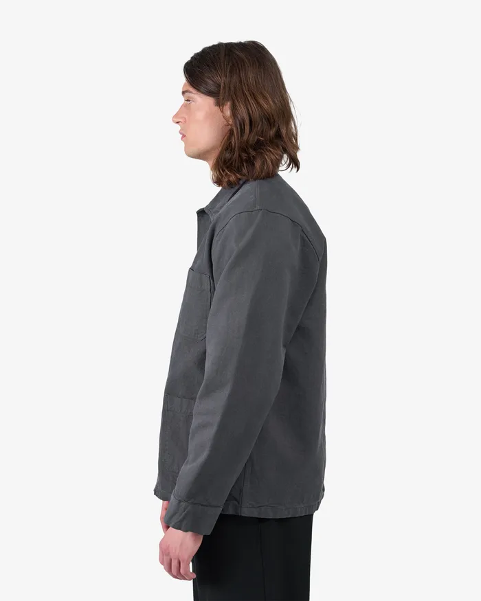 Organic Workwear Jacket 8211 Lava Grey Men Workwear Jackets Colorfulstandard