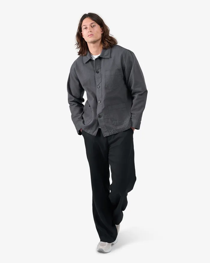 Organic Workwear Jacket 8211 Lava Grey Men Workwear Jackets Colorfulstandard