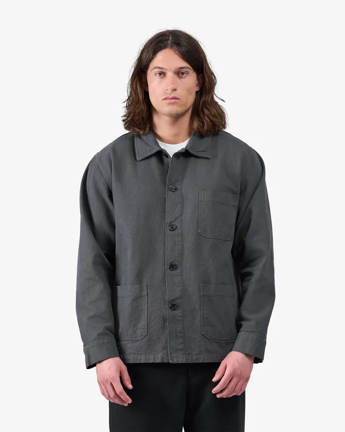 Organic Workwear Jacket 8211 Lava Grey Men Workwear Jackets Colorfulstandard