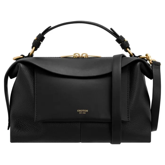 Oroton Crossbody Women Mica Small Bowler Black