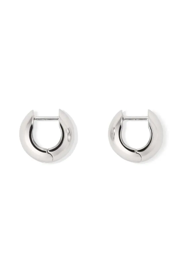 Oroton Earrings Jewellery Josie Mini Huggies Silver