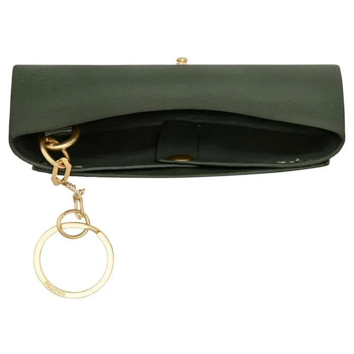 Oroton Keyrings Accessories Margot Keyring Pouch Moss