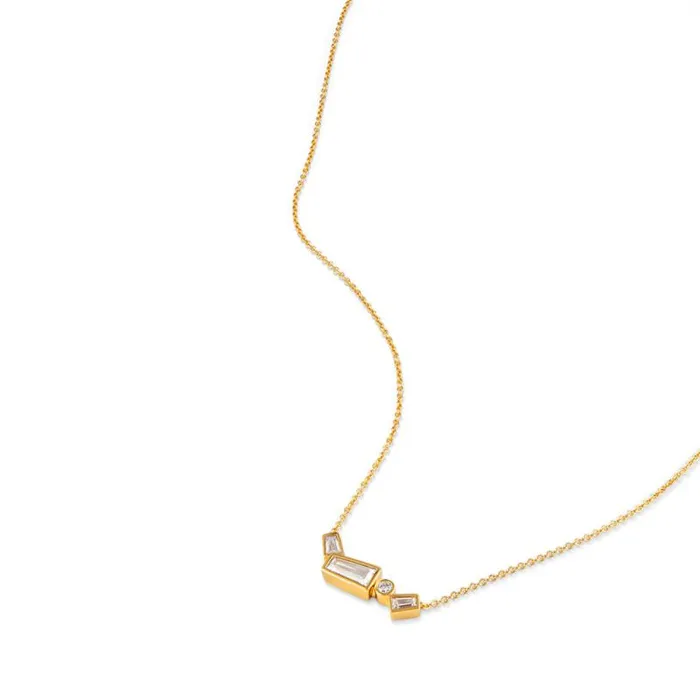 Oroton Necklaces Jewellery Calypso Cluster Necklace 18k Gold