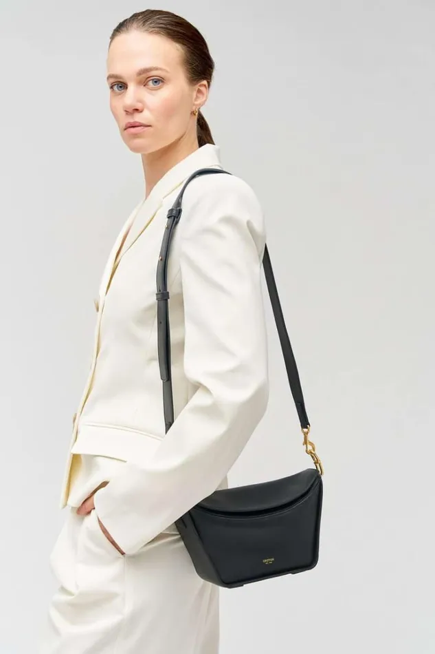 Oroton Shoulder Women Fable Small Day Bag Black
