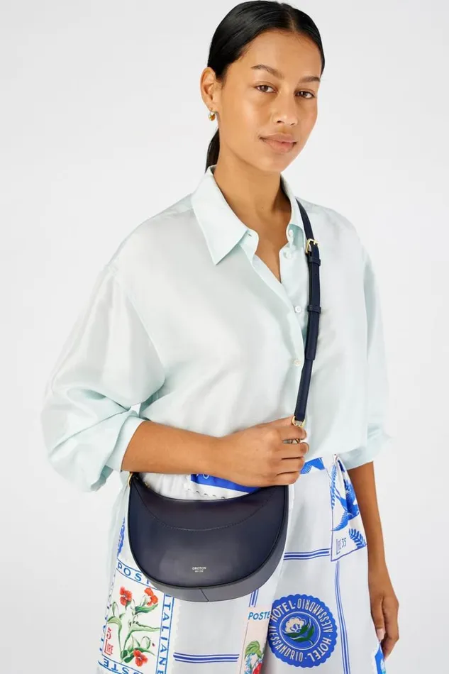 Oroton Shoulder Women Florence Small Shoulder Bag North Sea