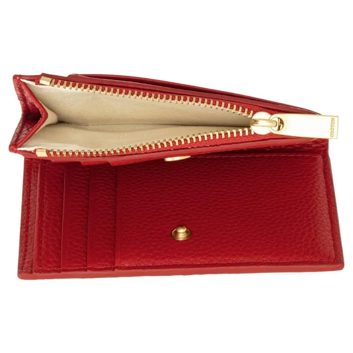 Oroton Wallets Accessories Jemima 10 Credit Card Mini Zip Wallet Dark Poppy
