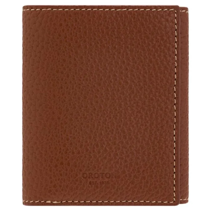 Oroton Wallets Men Marcus 8 Card Trifold Dark Whiskey