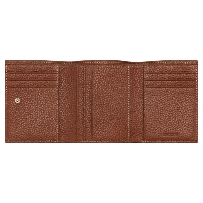 Oroton Wallets Men Marcus 8 Card Trifold Dark Whiskey