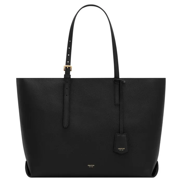 Oroton Work Women Margot Medium Zip Tote Black
