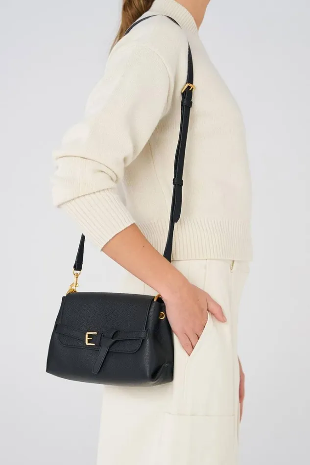 Oroton Work Women Margot Small Top Handle Black