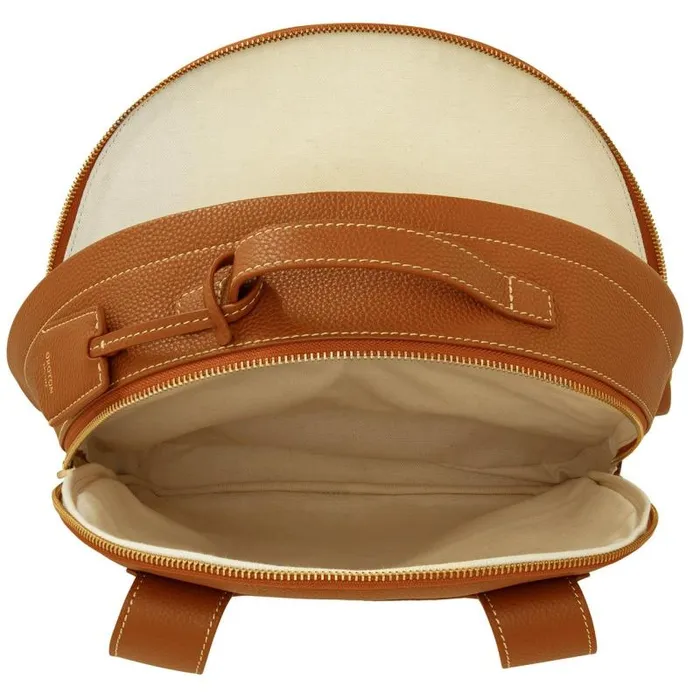 Oroton Work Women Margot Zip Backpack Whiskey