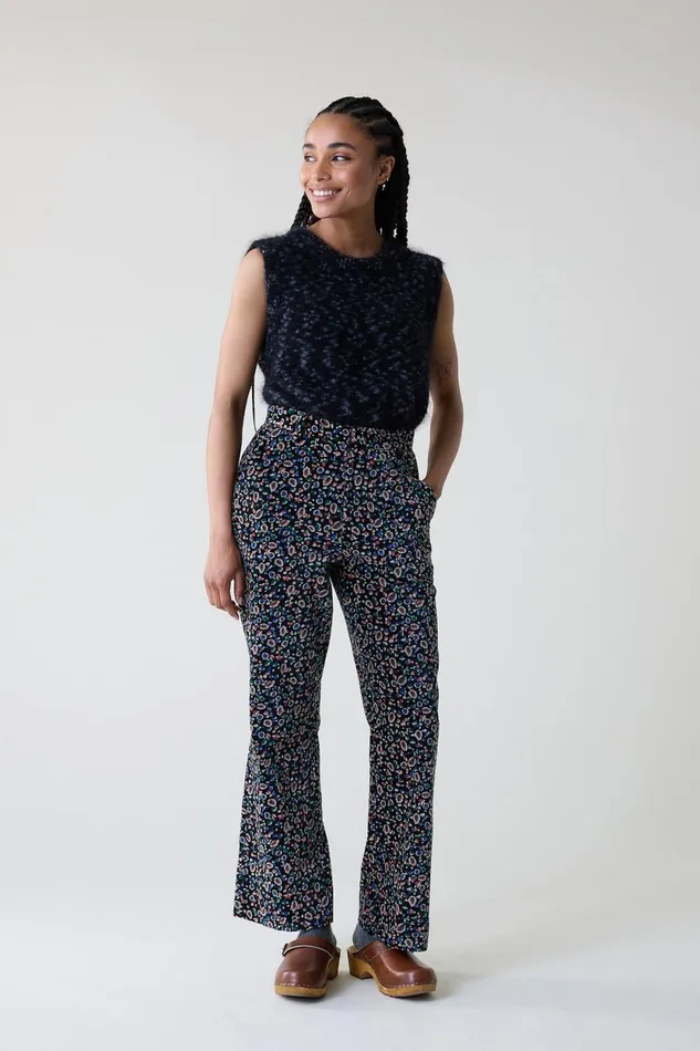 Pants and Jeans Women Leon and Harper Papou Pop Trousers Black