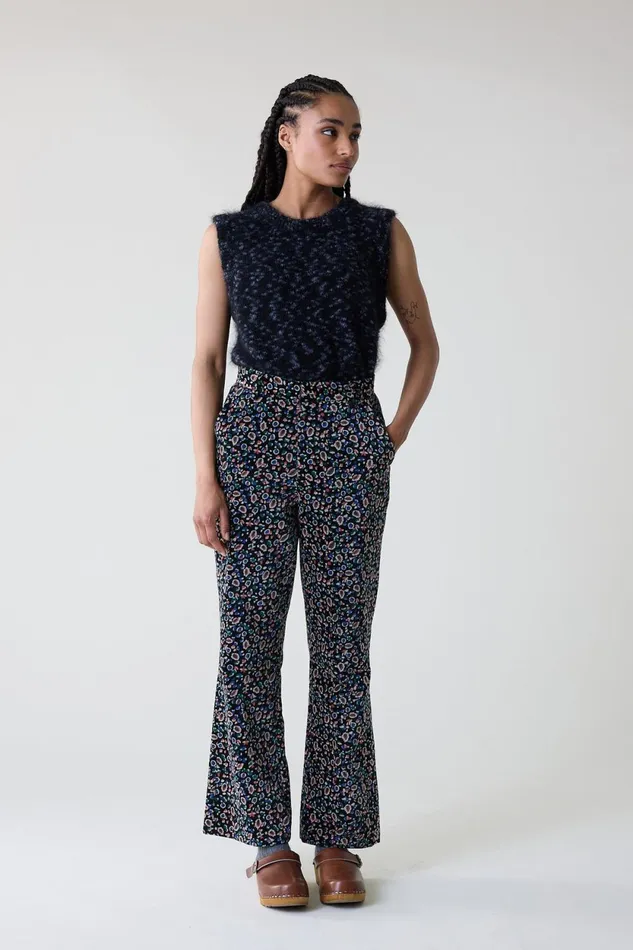 Pants and Jeans Women Leon and Harper Papou Pop Trousers Black
