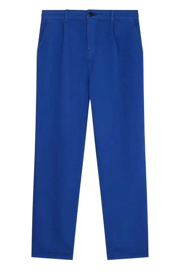 Pants and Jeans Women Leon and Harper Patrick Plainy Pants Blue