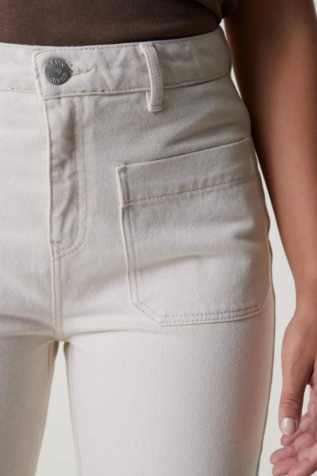 Pants and Jeans Women Leon and Harper Perfect Pln1 Trousers Off White
