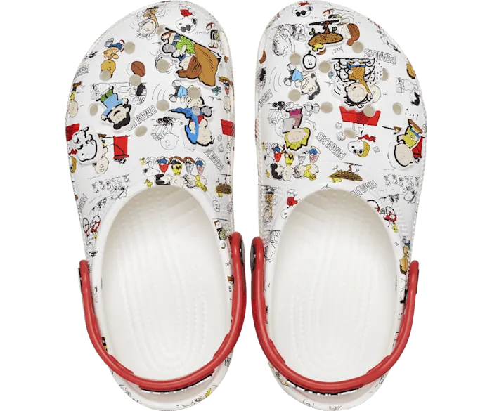 Peanuts Classic Clog White Multi Women Crocs Clogs