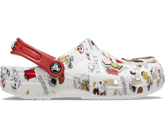 Peanuts Classic Clog White Multi Women Crocs Clogs