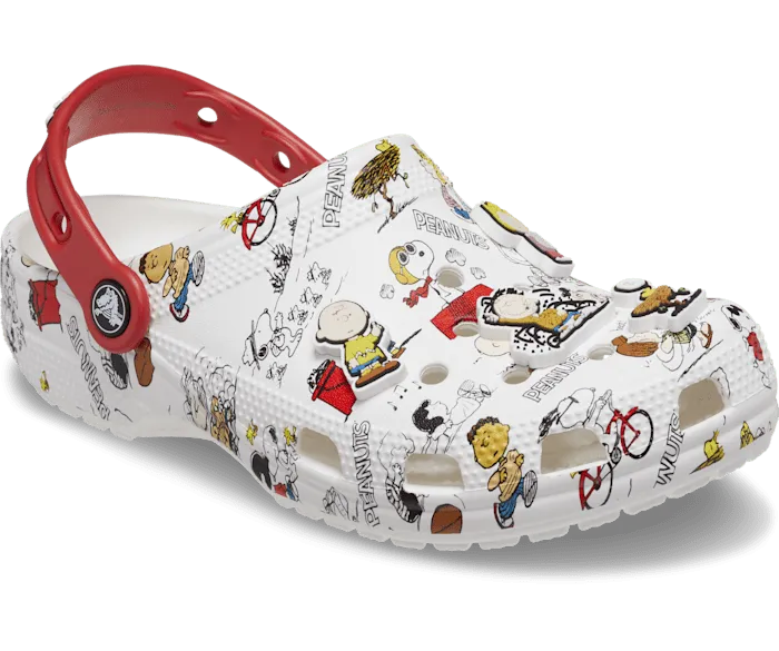 Peanuts Classic Clog White Multi Women Crocs Clogs