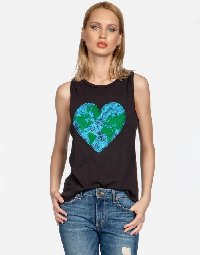 Peyton X World Love Onyx Women039s Lauren Moshi Tanks