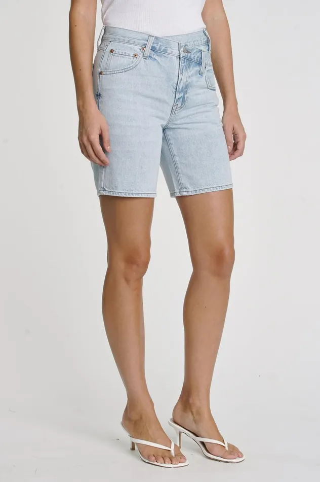 Pistola Denim Bobbie Crossover Short 8211 Collins Women Denim