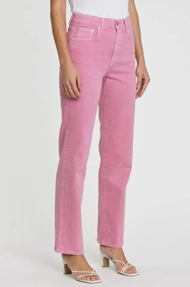 Pistola Denim Cassie Super High Rise Straight 8211 Flamingo Women Denim