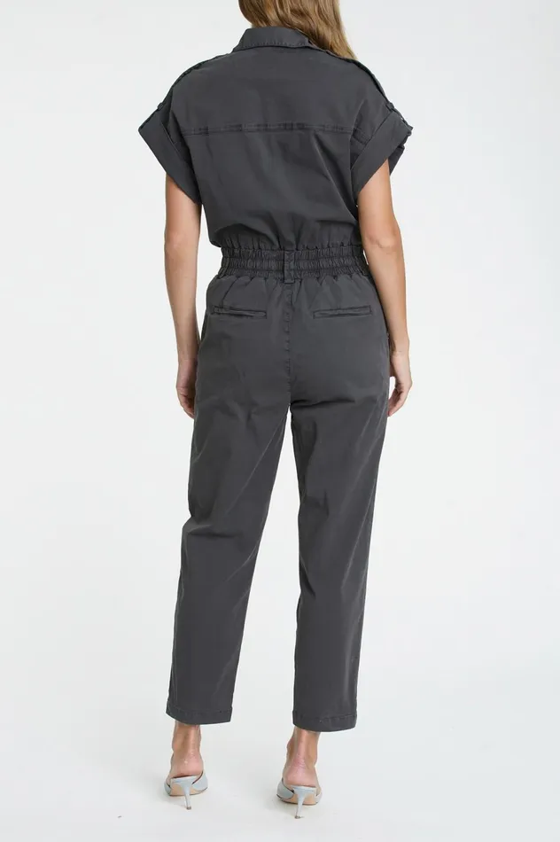 Pistola Denim Dani Lightweight Dolman Pull On Jumpsuit 8211 Asphalt Women Jumpsuits and Dresses
