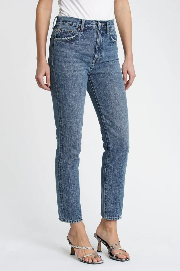 Pistola Denim Keaton High Rise Slim Straight 8211 Woodstock Women Denim