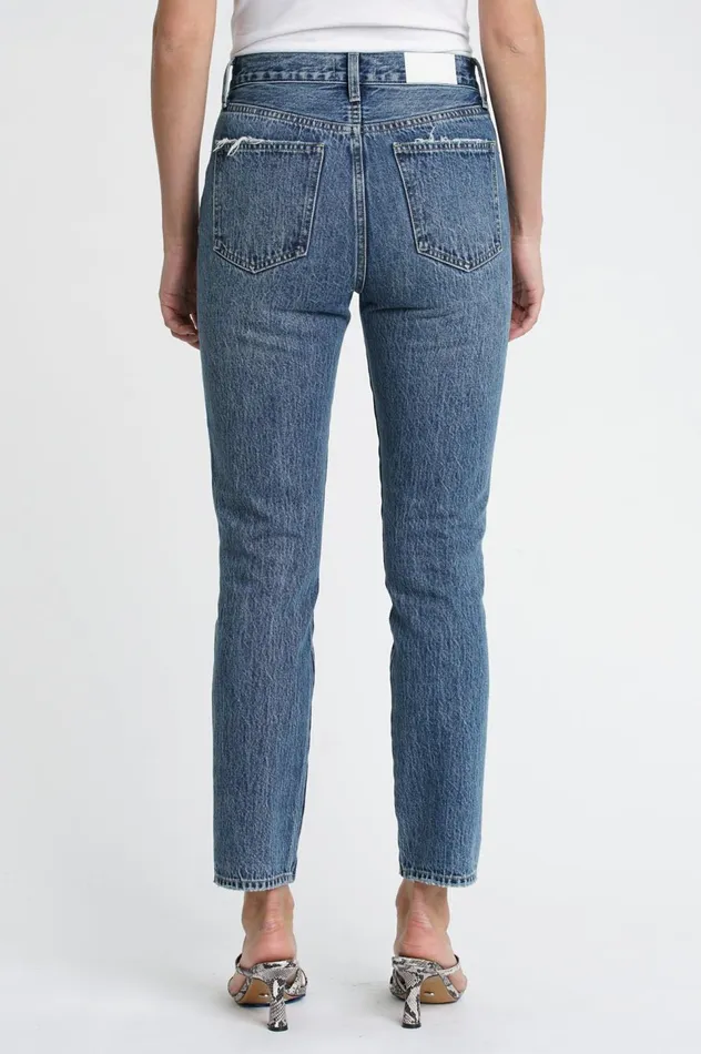 Pistola Denim Keaton High Rise Slim Straight 8211 Woodstock Women Denim