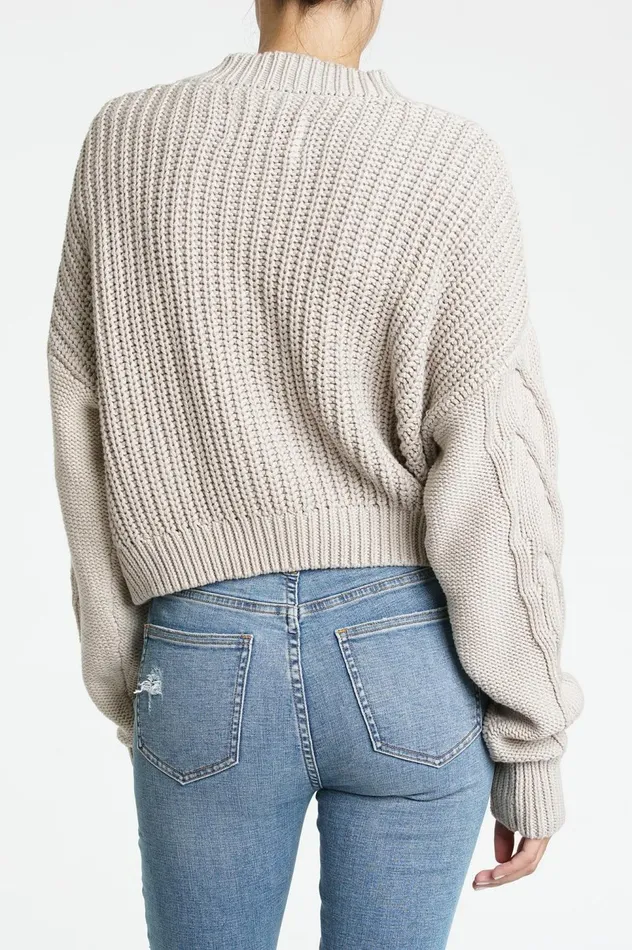 Pistola Denim Lori VNeck Cardigan 8211 Broken Bones Women Tops