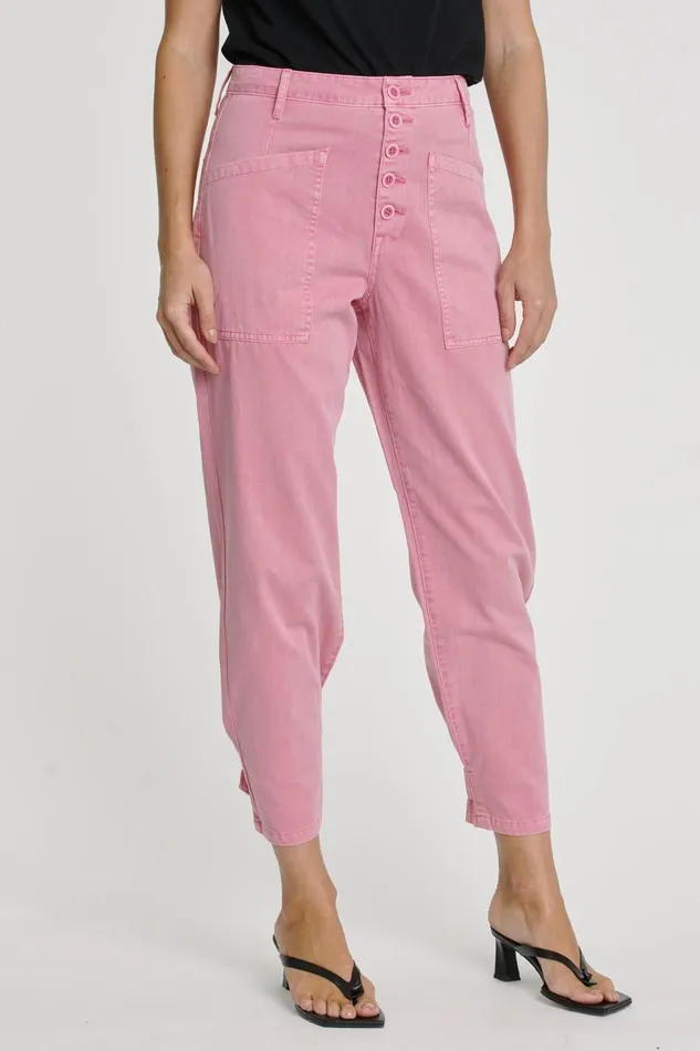 Pistola Denim Tammy High Rise Trouser 8211 Flamingo Women Pants