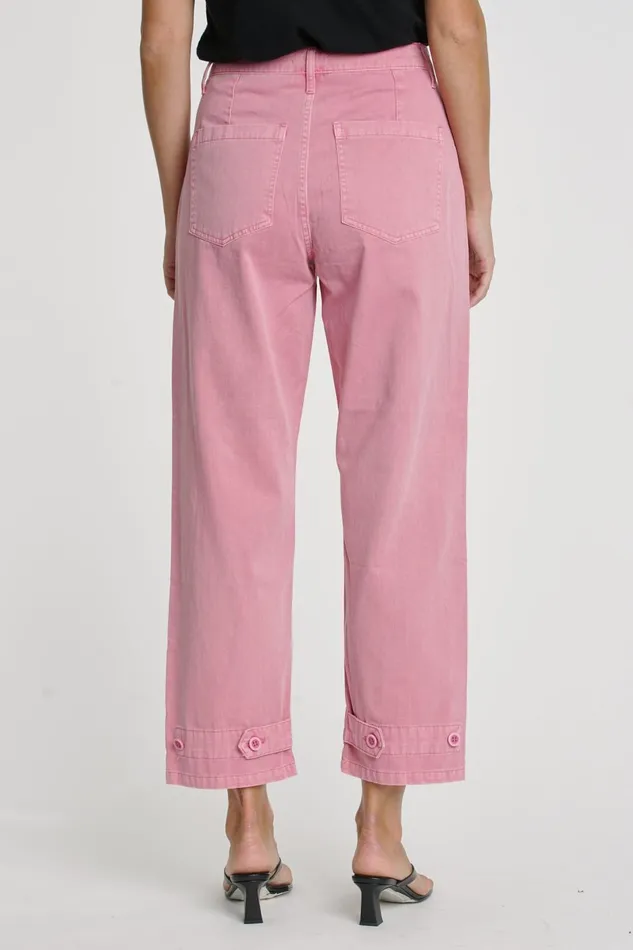 Pistola Denim Tammy High Rise Trouser 8211 Flamingo Women Pants