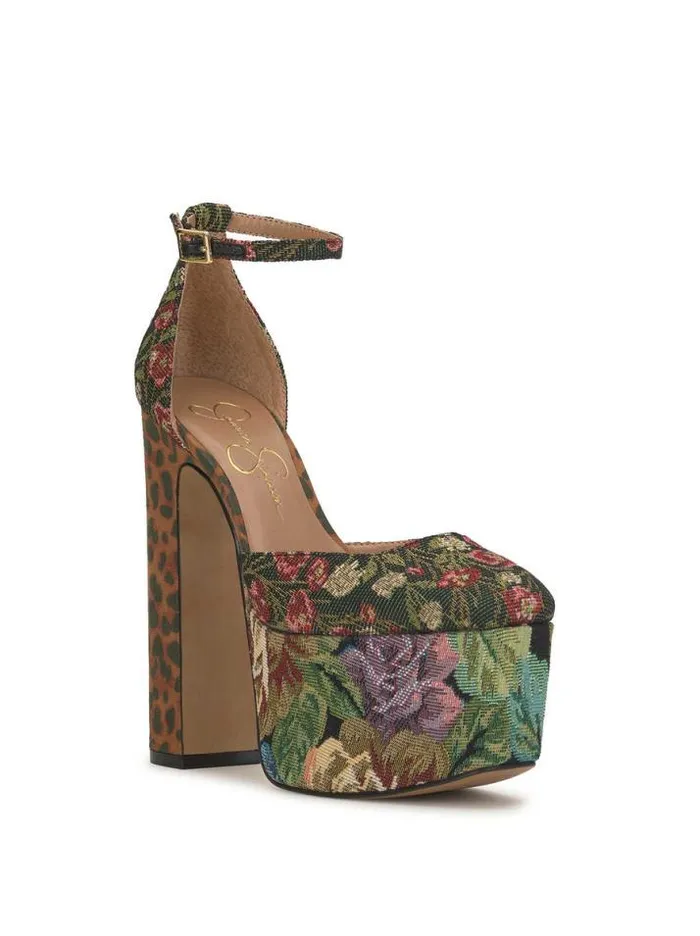 Platforms Shoes Jessica Simpson Pinkston Platform Pump In Garden Tapestry