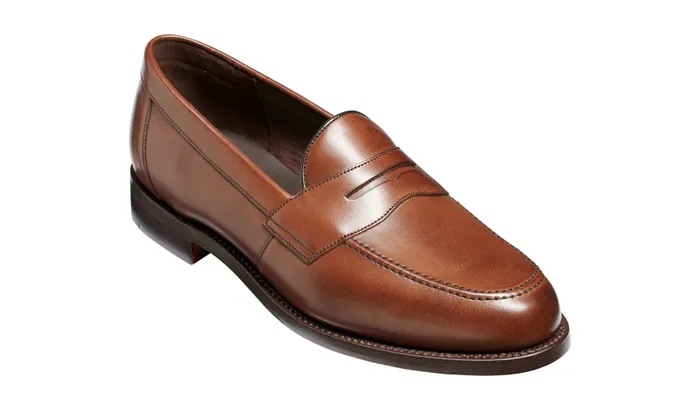 Portsmouth 8211 Dark Walnut Calf Men Barker Shoes Mens Loafers