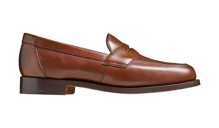 Portsmouth 8211 Dark Walnut Calf Men Barker Shoes Mens Loafers