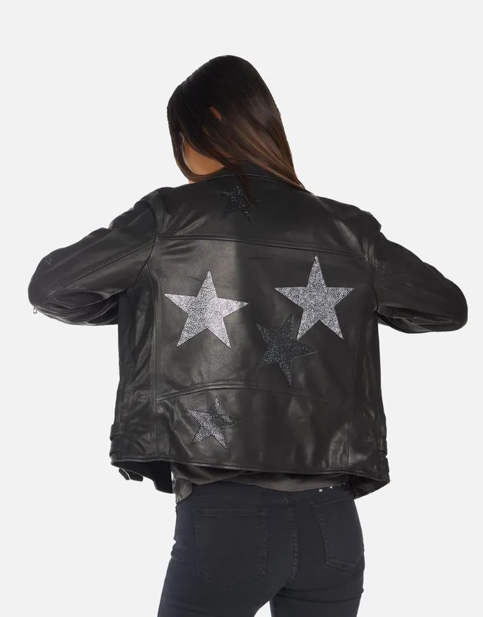 Posey Crystal Multi Stars Black Women039s Lauren Moshi Long Sleeve