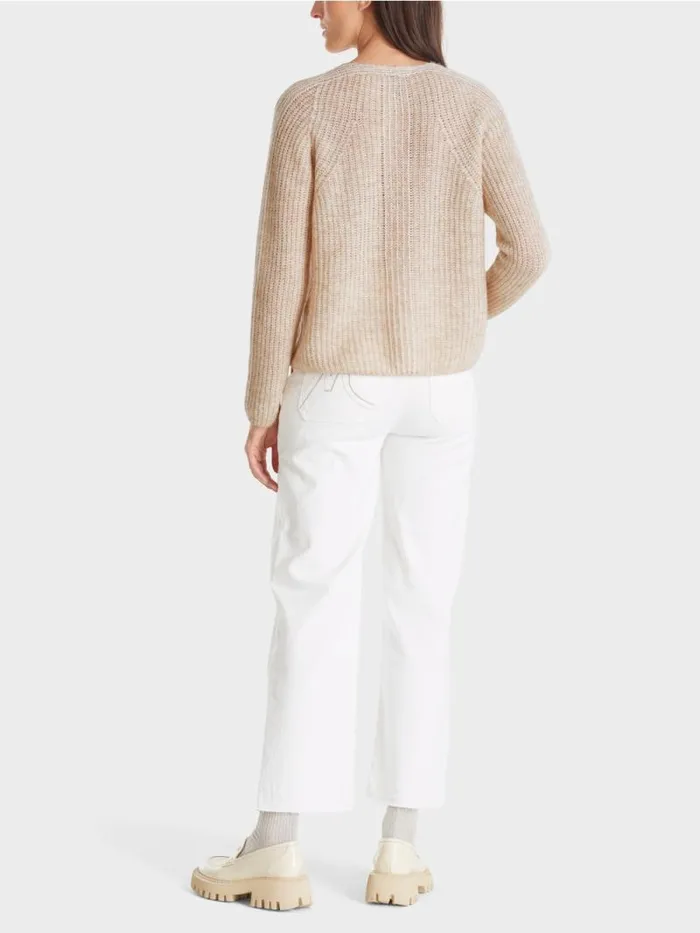 Pullover and Sweatshirts Damen Marc Cain VPullover 100 Made In Germany Almond Milk