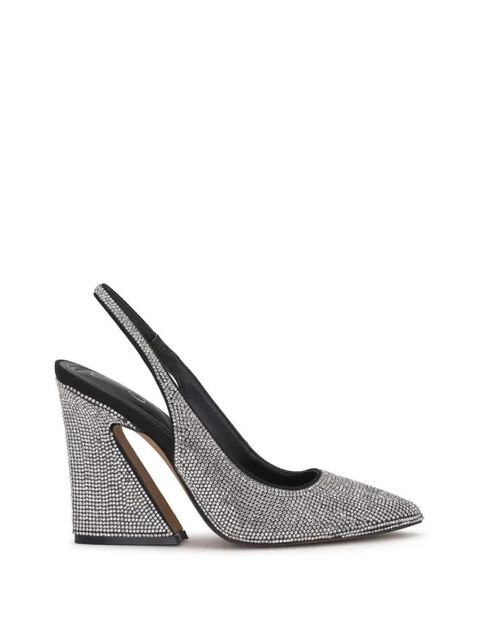 Pumps Shoes Jessica Simpson Jiles Pump In Black and Silver
