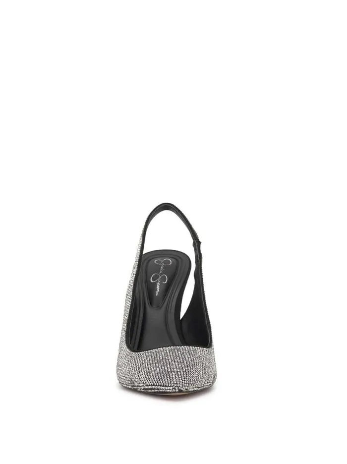 Pumps Shoes Jessica Simpson Jiles Pump In Black and Silver