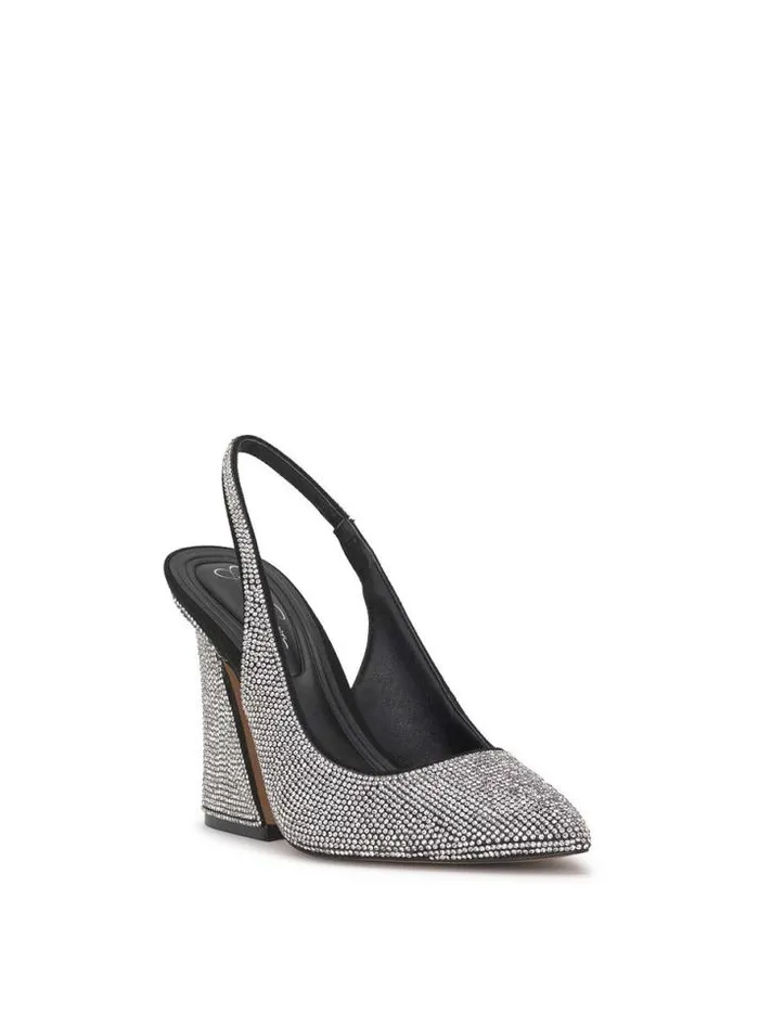 Pumps Shoes Jessica Simpson Jiles Pump In Black and Silver