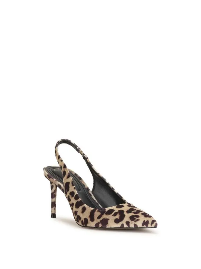 Pumps Shoes Jessica Simpson Souli Sling Back Heel In Baby Leopard