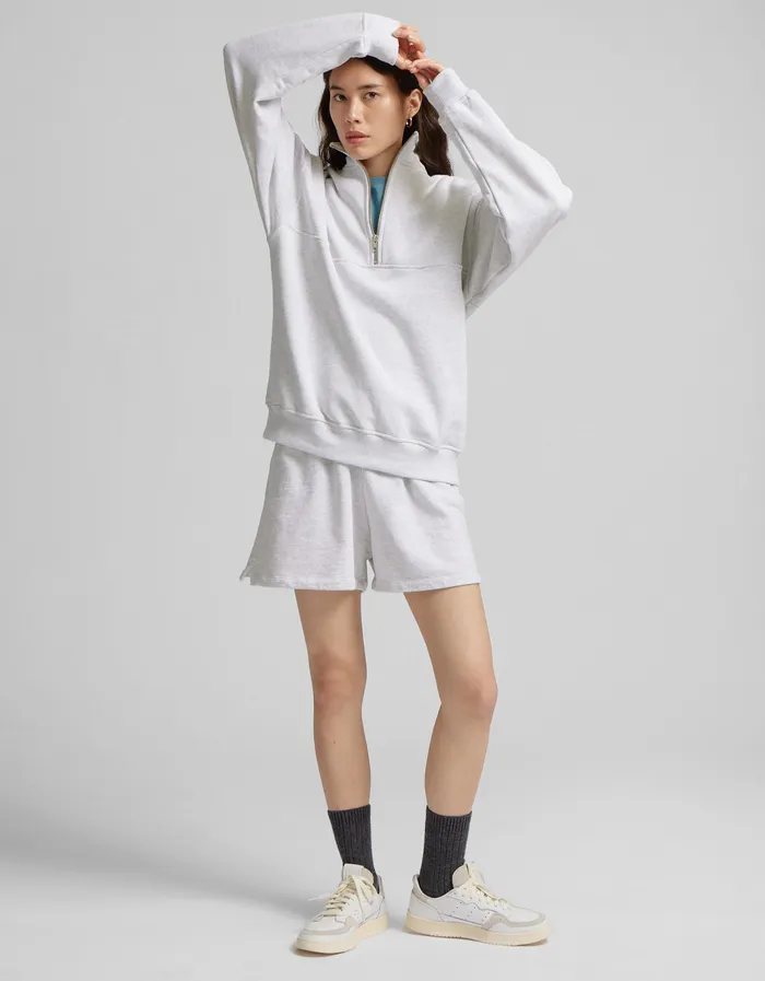 Quarter Zips Organic Quarter Zip 8211 Midnight Forest 8211 Colorfulstandard Women