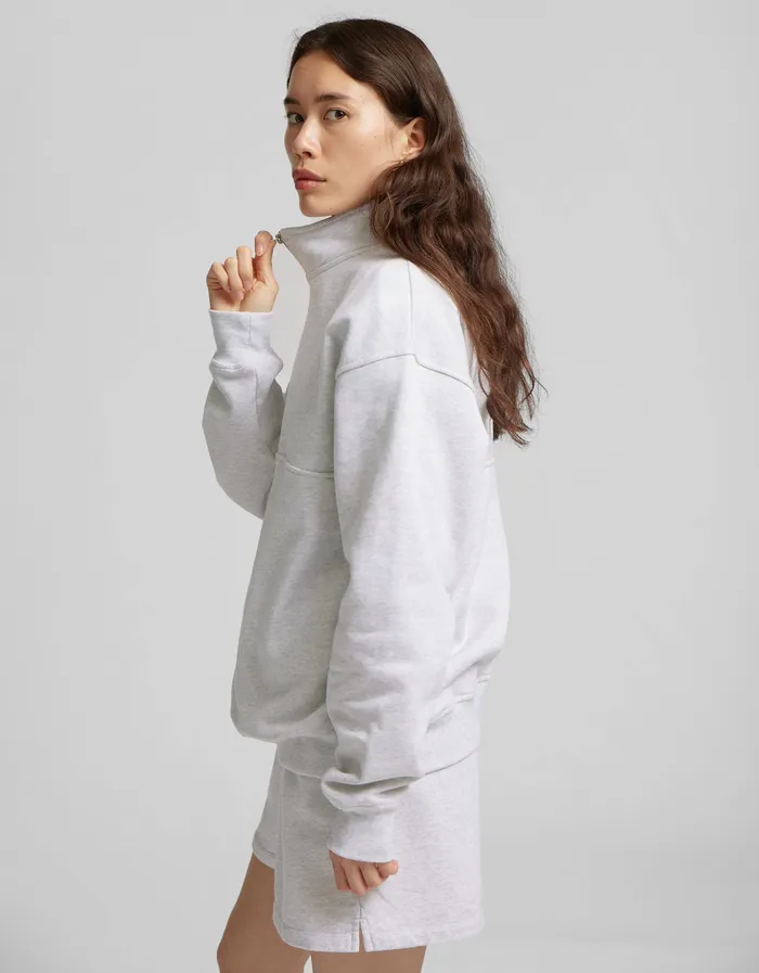 Quarter Zips Organic Quarter Zip 8211 Midnight Forest 8211 Colorfulstandard Women