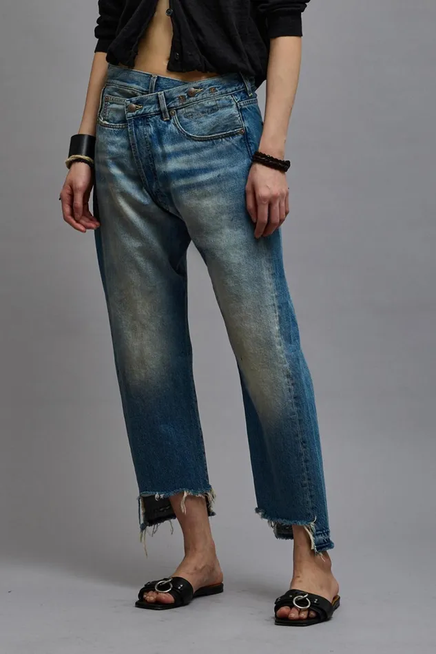 R13 Crossover Women CROSSOVER JEAN 8211 TURNER BLUE