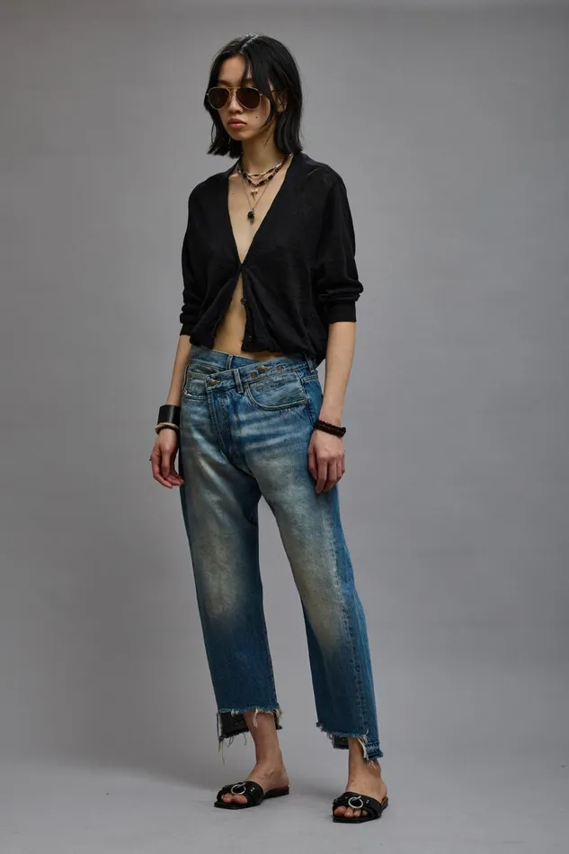 R13 Crossover Women CROSSOVER JEAN 8211 TURNER BLUE