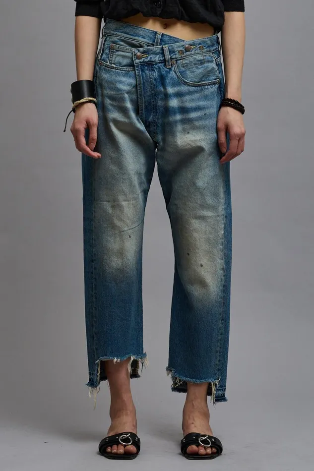 R13 Crossover Women CROSSOVER JEAN 8211 TURNER BLUE