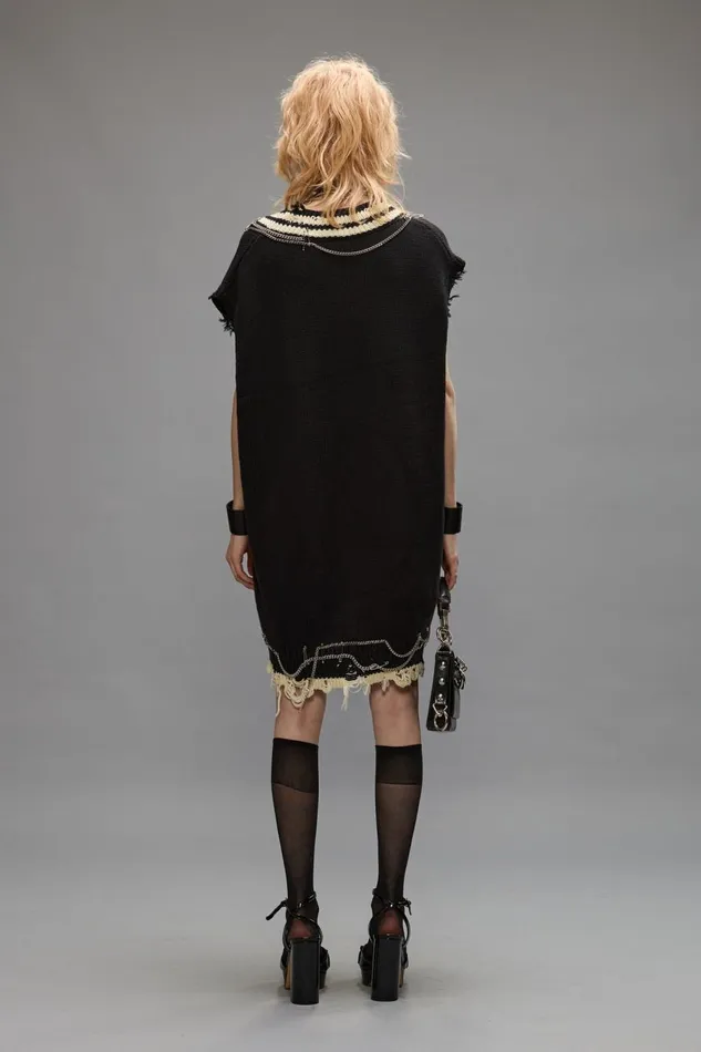 R13 Dresses and Skirts Women CHAIN EMBELLISHED VEST DRESS 8211 BLACK R13 Dresses and Skirts Women CHAIN EMBELLISHED VEST DRESS 8211 BLACK