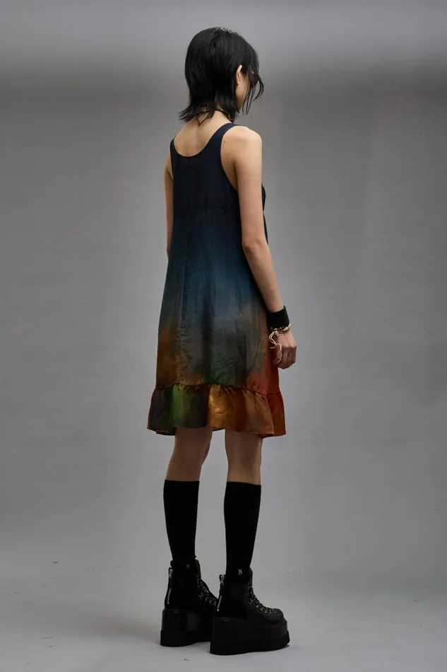 R13 Dresses and Skirts Women TANK SLIP 8211 TIEDYE PRINT