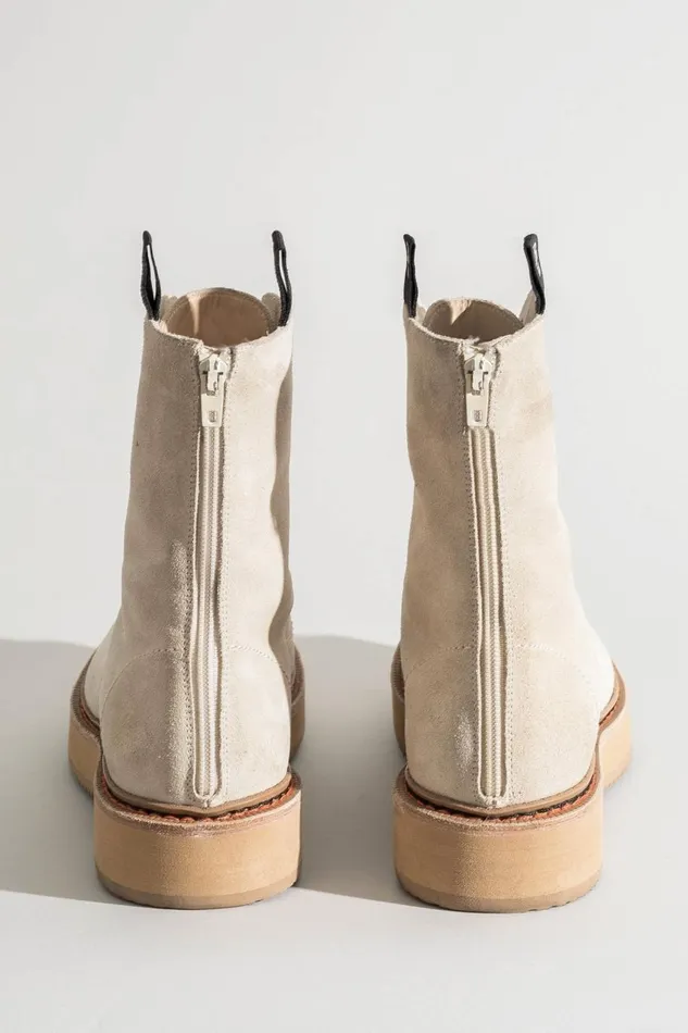 R13 Footwear Men MEN039S SINGLE STACK BOOT 8211 TAN SUEDE