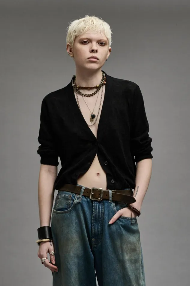 R13 Sale Women BALLOON CARDIGAN 8211 BLACK